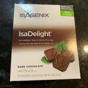 Isadelights - dark chocolate with mint 26 ct